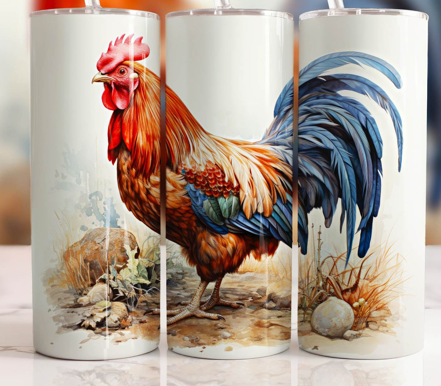 Rooster 20oz Skinny Tumbler