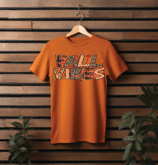 "FALL VIBES" Short Sleeve T-Shirt