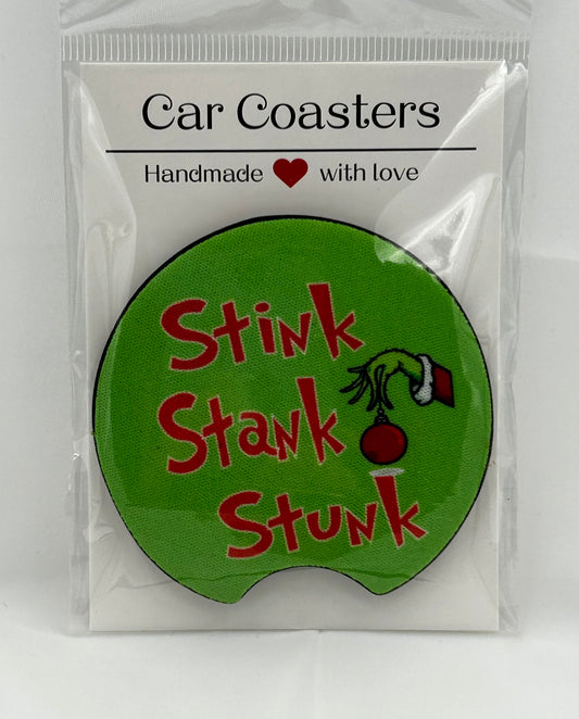 "Stink Stank Stunk" Car Coaster