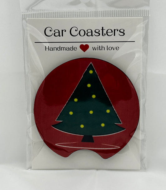 Christmas Tree Car Coaster