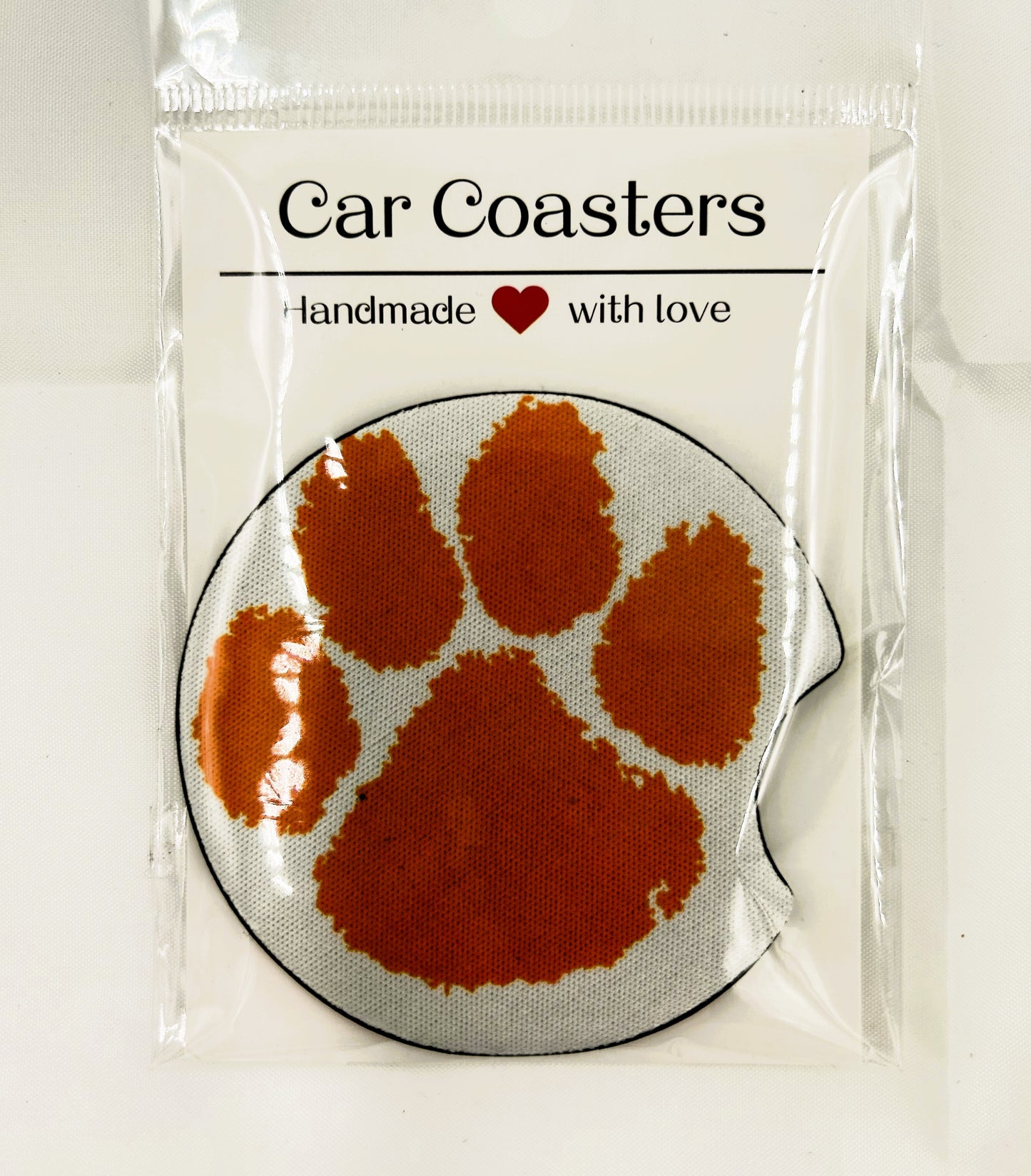 Clemson Car Coasters