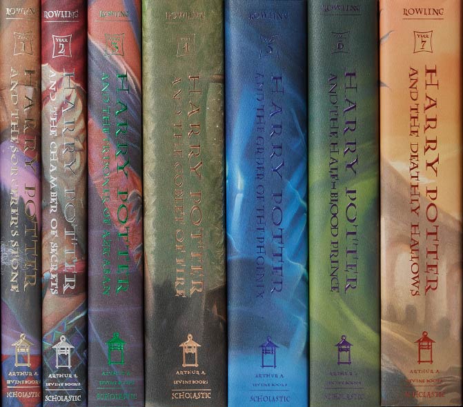 Harry Potter Book Spines 20oz Skinny Tumbler