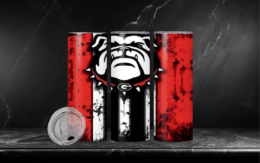 Georgia Bulldogs 20oz Skinny Tumbler